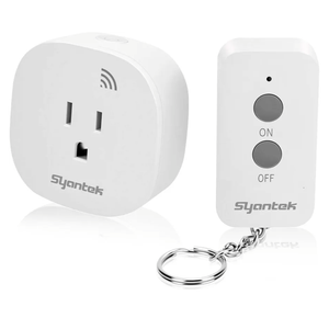 Remote Control Outlet, Wireless Remote Light Switch Kit, 15A/1875W, 100FT Long Range for Lamps, Fans, Christmas Lights, Electrical Appliance