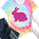 Easter Shirt for Women: Easter Bunny Tshirt Happy Easter Tee Shirts (L)