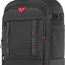 BAGSMART Rolling Camera Bag for DSLRs, Professional Large Camera Backpacks for Travelling Photographers, Photographic Rolling Case & Travel Suitcase, Black