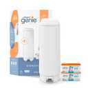 Diaper Genie Signature Gift Set | Includes Easy Roll Refill with 48 Bags | Holds Up to 2256 Newborn Diapers, Plastic