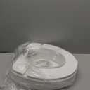 Drive Medical Raised Toilet Seat with Lock and Lid, Standard Seat, 4"