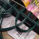 FOREHOGAR Decorative Garden Folding Border Fence, Metal Wire Edging Flower Fence Panel 18in X50ft Outdoor Patio Landscape