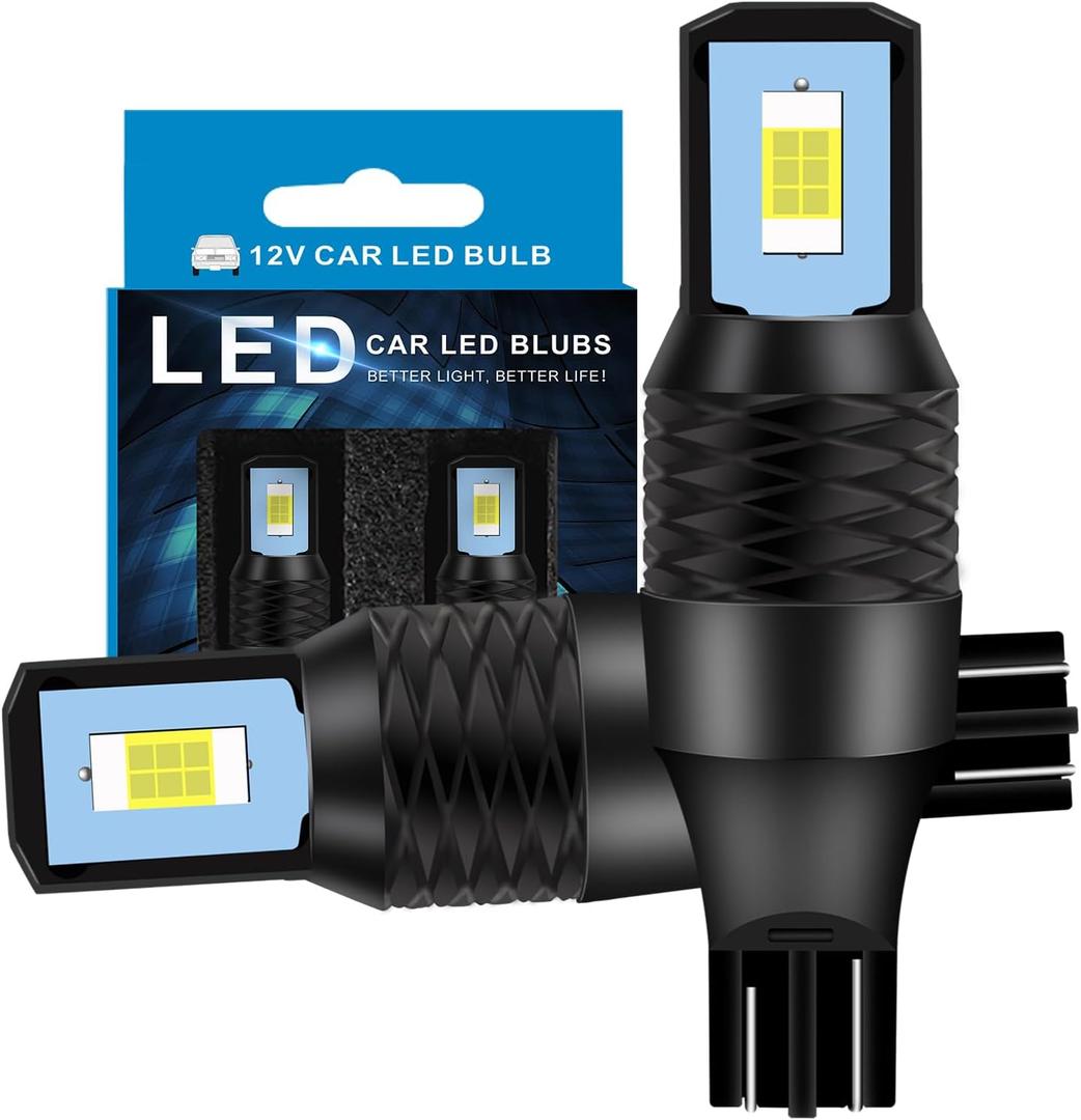 Zyvirexa 921 LED Reverse Light Bulbs Compatible For Nissan Altima 1998-2023, White Light, Plug and Play, Pack of 2