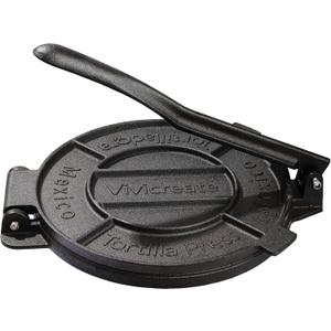 Vivicreate Tortilla Press,Tortilla Maker, Dough Press,Flour Tortilla press, Rotis Press, Quesadilla,Tortilla Makers (10 inch)