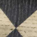 Rugs USA Livy Handmade, Charcoal/Ivory, 6' x 9', Jute, Diamond Checker, Jute, Soft and Textured, High Traffic, Stain Resistant, Easy Clean, Durable Runner for Bedroom, Living Room, Dining Space, Foyer