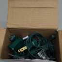 PREXTEX 100 Count Clear Christmas Lights - 20 ft Ultra Bright String Lights with Green Wire for Indoor and Outdoor Use, Christmas Trees, Holidays, Patios and Garden