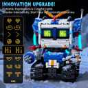5in1 STEM Robot Building Kits for Kids 6-12, App & Remote Control STEM Car Tank Truck Robot Building Toys for Kids Science Learning, 800Pcs DIY Building Sets Erector Sets Gifts for Boys Girls