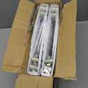 SUNEE 3 Ring Binders 1 Inch 12 Pack, Clear View Binders Bulk Three Ring PVC-Free (Fit 8.5x11 Inches) for School or Office Business Supplies, White