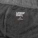Lands' End Women's Sport Knit High Rise Corduroy Pants (XX-Large Plus, Charcoal Heather)