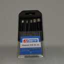 Dry Diamond Drill Bits Set, 5 Pcs Tile Drill Bits for Porcelain, Ceramic, Granite, Marble, Stone, Glass Hard Materials, Round Shank 1/4", 5/16", 3/8", 1/2" Drill Bits, with Storage Case