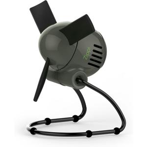 Vornado Zippi Small Personal Fan, Foldable Cooling for Desk, 2 Speed Settings, Soft Nylon Blades, Directable Airflow, Perfect Fan for Office and Bedroom, Multiple Color Options, Graphite Gray