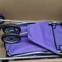 FDW | 3-Wheel Foldable Pet Stroller | Purple | Lightweight & Portable