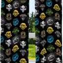 Franco Kids Room Window Curtains Drapes Set, 82 in x 63 in, Jurassic World