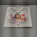 Baby's First Year Calendar with Stickers by Bright Day - 1st Year Tracker - Baby Memory Book for Girls to Document and Cherish Baby First Year Milestones,- Milestone Keepsake for Baby Boy with Pocket