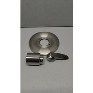 Shower Faucet Handle Trim Kit for Delta Tub and Shower Faucets, Shower Replacement Kit Compatible with Delta Shower Trim Kit, Single-Handle Valve Tub Shower Trim Kit (Brushed)