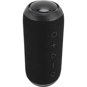 Sanpyl Cordless Bluetooth Speaker, Stereo Bluetooth 5.3 Speaker with LED Color Changing Lights, IPX4 Portable Outdoor Speaker (Black)