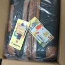 Expandable Luggage Sets 5 Piece with Detachable Spinner Wheels and TSA Lock,ABS Hard Case Suitcases with Wheels,Carry On Luggage Set (5 Piece Sets (20/24/28/DB/TB), Black)