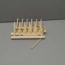 2 Pcs Wooden Kids Bookshelf,Toddler Book Display Shelves Children Book Rack Suitable Kids Rooms, Nursery & Classroom,Mini Bookshelf, Desktop Shelf