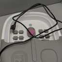 Medical king Foot Spa with Heat and Massage and Jets Includes A Remote Control A Pumice Stone Collapsible Foot Spa Massager with Heat and Massage Bubbles and Vibration (Grey)