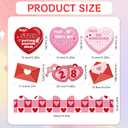 Valentines Day Bulletin Board Decorations - Shejdgart Valentines Day Classroom Decorations Set Red Pink Heart Love Yourself Paper Cutouts Bulletin Board Decor Door School Office Wall Decor Supplies