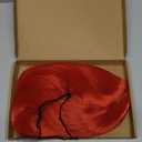 Yan Dream Long Straight Red Wig for Girls Middle Part Cosplay Halloween Party Wig