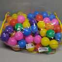 Hovenlay Ball Pit Balls Phthalate Free BPA Free Crush Proof Plastic - 7 Bright Colors in Reusable Play Toys for Kids with Storage Bag