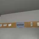 LazBlinds Cordless Cellular Shades, No Tools No Drill Blackout Honeycomb Shades Pleated Blinds for Windows, 45'' W x 48'' H, Silver White