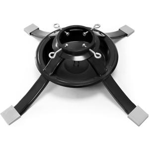 Large Christmas Tree Stand For Live Tree,Real Christmas Tree Base Fits for 2-Inch to 4.8-Inch Trunk,1-Gallon Water Capacity.(SIZE L)