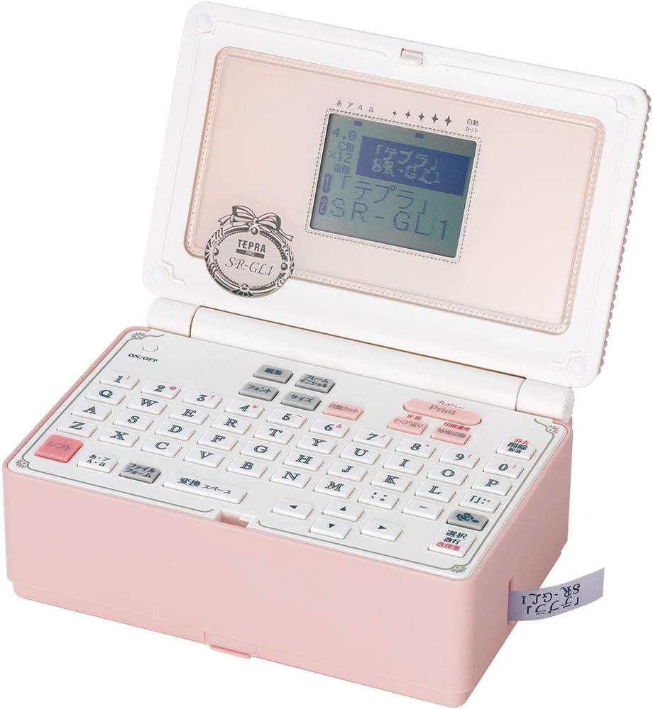 Kingjim Label Writer Tepra PRO SR-GL1 Shell Pink Girly Tepra (Compatible Label Width: 0.1-0.7 inches (4-18 mm) Width)