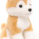 WEIGEDU Japanese Akita Shiba Stuffed Animal Plush Toy, 13 inches
