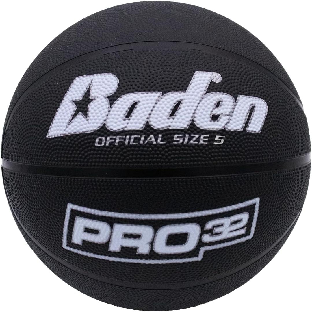 Baden | Pro32 | Fun-Colored, Durable Rubber Basketball | Youth & Adult Size 5, 6, 7