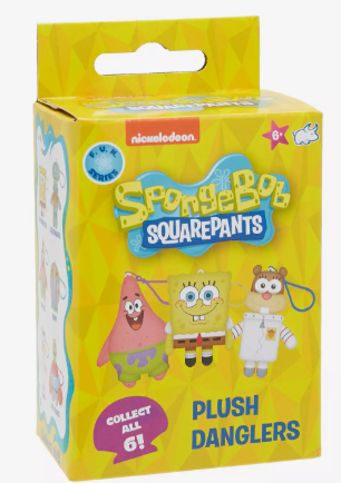 SpongeBob SquarePants Plush Danglers Collect All 6!
