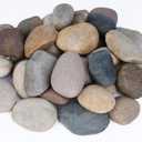 Pulovin 20 lbs River Rocks for Aquarium, 3-4 Inch Fish Tank Rocks, Natural Decorative Garden Rocks Outdoor Landscaping, Large Stone for Walkways, Yard, Vases, Crafts