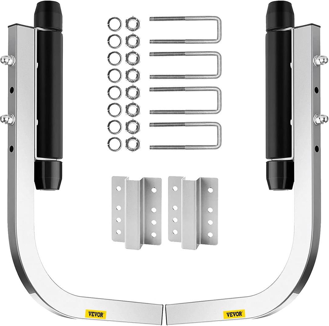 VEVOR Boat Trailer Guide, 22"-60" Adjustable Design Trailer Guide Poles, 2PCS Trailer Guides (L Shaped/C Shaped/ Shaped)