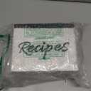 Hoteam Wooden Recipe Box with Cards Rustic Wood Recipe Card Holder with 50 Pcs 5 x 7 Cards Set Farmhouse Organization Box with Dual Slots for Phone Kitchen Decoration(White)