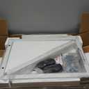 MARTY 22"x15.75" Large Under Desk Printer Stand with Storage Shelf 2-Tier Rolling Printer Cart with Wheels Printer Table for Home Office Heavy Duty Storage Rack for Scanner Fax Machine, White