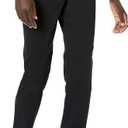 Amazon Essentials Women's Slim Fit, Straight Leg Stretch Twill Chino Pant (2, Black)