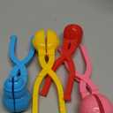 Snowball Maker, 4 Pack Snowball Mold for Kids, Snowball Mold Snow Toys, Outdoor Beach Toy Snowball Maker Toys with Handle, Birthday Xmas Gifts for Kids Ages 2-10