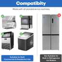 Sylvan Ice Machine Cleaner and Descaler | 2x 16 oz (8 uses) | Free Cloth | Made in USA | Nickel Safe Ice Maker Cleaner and Descaler | Universal Compatibility for Commercial & Residential Ice Makers