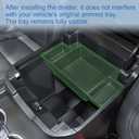 EDBETOS Center Console Organizer for 2021-2026 Chevy Tahoe/Suburban and 2021-2024 GMC Yukon, Fit Standard Console with Charging Socket Only, NOT for Power Sliding Console. Won't Block Original Tray