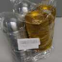 Huifany 400 sets 2 oz Disposable Plastic Portion Cups with Lids, Sturdy Jello Shot Cups, Souffle Cups, Clear Plastic Containers with Lids for Salad Dressing,Condiment and Dipping Sauce