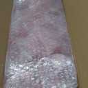 Ciaell 24 Pack Pink Plastic Champagne Flutes - 6oz Ribbed Disposable Champagne Glasses - Pink Vintage Mimosa Glasses with Long Stem, Elegant & Lightweight for Weddings and Party