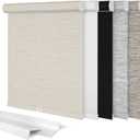 Blackout Roller Shades for Windows,Cordless,Striped Jacquard Roller Blinds with Cassette Valance,Thermal Insulated UV Protection Window Shades for Home Office Bedroom,Beige 

size: 30"W x 72"H