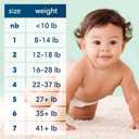 Pampers Pure Protection Diapers Newborn - Size 0, 128 Count, Hypoallergenic Unscented Disposable Baby Diapers