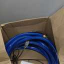 50FT Heated Water Hose for RV,Heated Drinking Water Hose with Thermostat,Lead and BPA Free,1/2" Inner Diameter,Temperatures Down to -40F Self-Regulating,Blue Appearance Auto Accessory