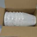 Chandelier Shades Set of 6,Mini Lamp Shade 3" Top x 5.5" Bottom x 4.7" Slant,Small Lamp Shades Clip On Bulb,Pleated Chandelier Lamp Shades,Fabric Lampshades That Attach to The Bulb, 6 Packs(White)