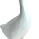 Desk Goose 7 Inch Mini Desktop Goose Statue Decor for Office Living Room Bookshelf & Coffee Table Gift for Friends and Family