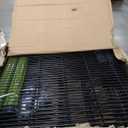 Garage Shelving 5 Tier Industrial Metal Shelving Units for Commercial, Basement, Pantry, Warehouse, School, Black Heavy Duty Easy Assembly 23.6" D x 53.2" W x 73.6" H