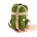 REDCAMP Ultra Lightweight Sleeping Bag for Backpacking, Comfort for Adults Warm Weather, with Compression Sack 75×33 Green