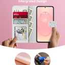 DEENAKIN for Samsung Galaxy S25 Plus Wallet Case, Card Holder + Cash Clip | RFID-Blocking, Military-Grade Drop Protection & UV-Printed Artwork, Magnetic Closure with Leather Kickstand